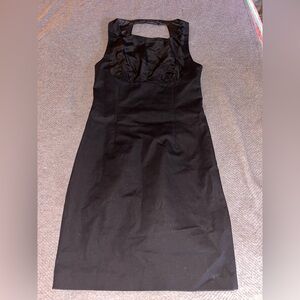 NWOT women’s RAG & BONE handmade in NY black low cut back dress. Size 4 elegant